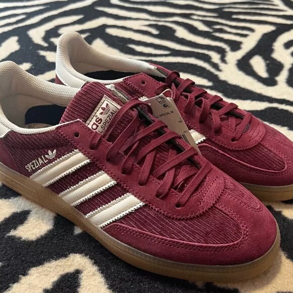 NWT Adidas Handball Spezial W Sneakers Corduroy Shadow Red Size Women’s 7 - Picture 11 of 11